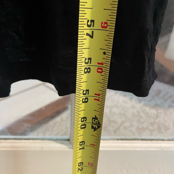 Long black beaded maxi dress. Spaghetti straps. - Picture 3 of 5